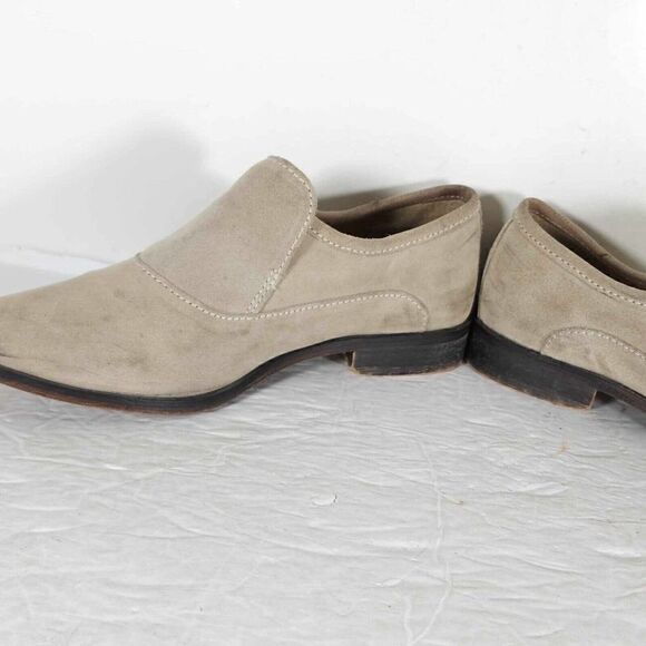 Free People Women's Brady US6,5 EU37 Taupe Suede Slip On Flat Boho Loafer Shoes - Picture 9 of 12